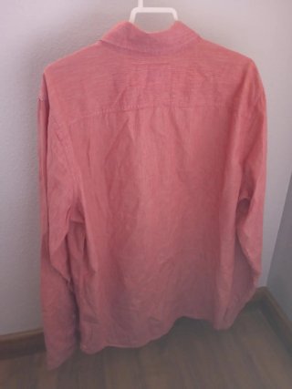 Camisa Hombre Hollister Rojo coral