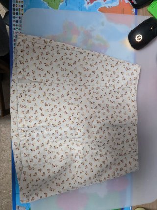 Falda corta estampada