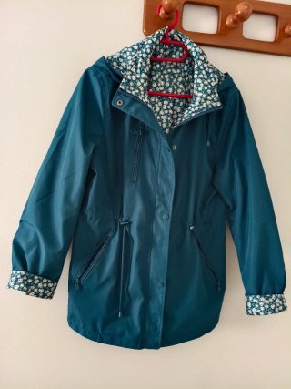 Chubasquero Reversible con Estampado