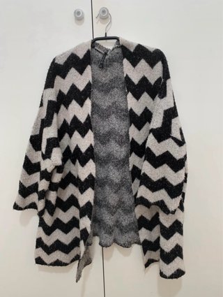 Cárdigan Stradivarius Zig-Zag Talla M