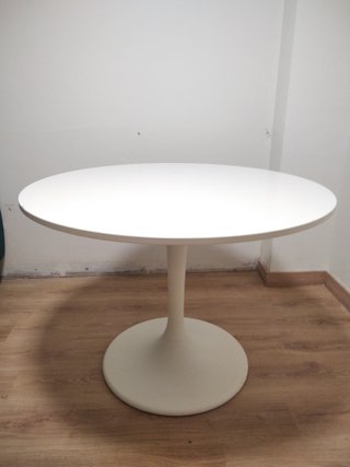 Mesa Comedor Redonda Ikea Blanca 103 cm