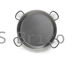 Paellera de Acero Pulido 90 cm - 50 Personas