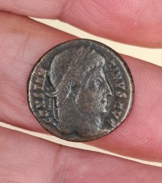 Moneda Romana Follis Constantino I El Grande