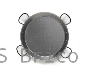 Paellera de Acero Pulido 90 cm - 50 Personas