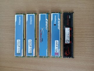 Lote de 5 Módulos de Memoria RAM