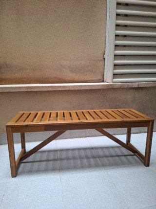 Banco de madera IKEA