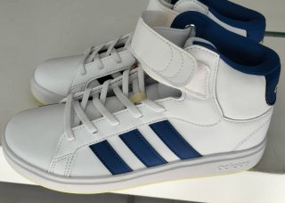 Zapatillas Adidas Blancas y Azules Talla 37