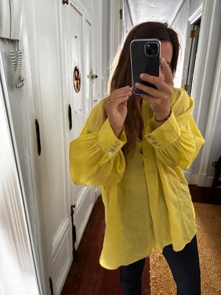 Blusa Zara Amarilla