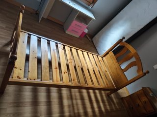 Cama de Madera con Somier