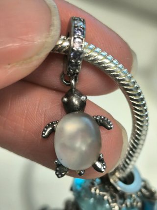 Charm Tortuga rosa