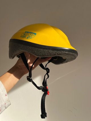 Casco Infantil Decathlon Kiddy Amarillo
