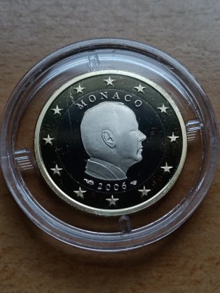 Moneda 1 Euro Mónaco 2006