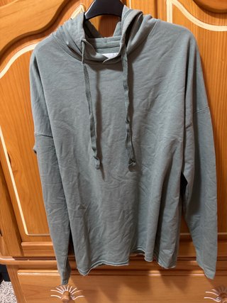 Sudadera con capucha verde