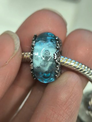 Charm de Cristal Azul