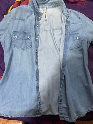 Camisa vaquera azul