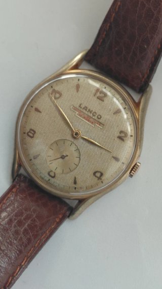 Reloj Vintage Lanco 37mm Waffle