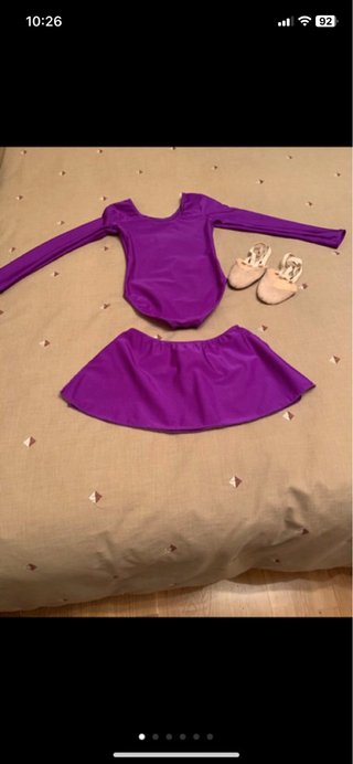Conjunto de Gimnasia o Ballet Morado