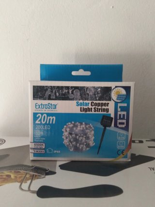 Guirnalda de Luces LED Solares ExtraStar 20m