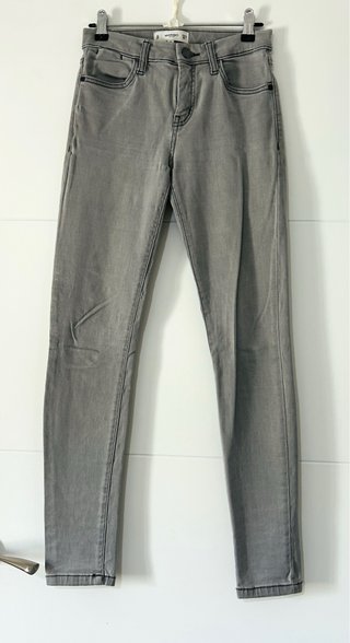 Jeans Mango Gris Talla XS