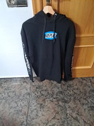 Sudadera Replay Negra