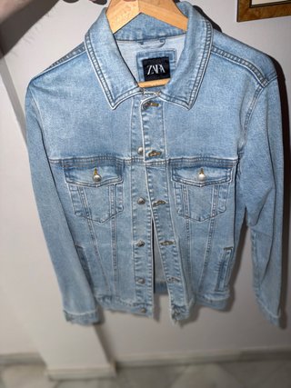 Chaqueta vaquera Zara azul