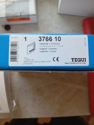 Soporte 1 módulo Tegui 3766 10 Sfera New