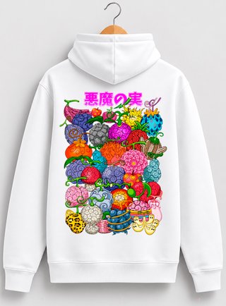 Sudadera Frutas del Diablo one Piece Anime Hombre