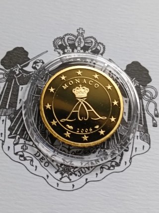 Moneda de10 ctms Mónaco 2006