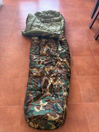 Saco de dormir camuflaje con cremallera