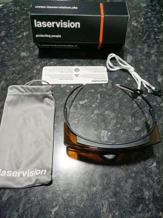 Gafas de protección láser Laservision