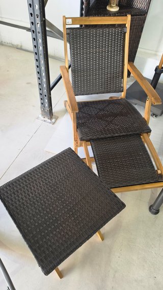 Set de Silla y Mesa para Jardín