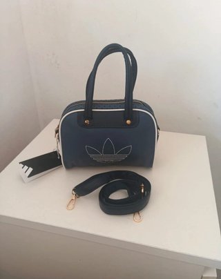 Mini Bolso Bowling adidas Azul y Dorado