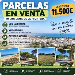 Parcelas en Chiclana