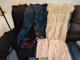 Lote de ropa de maternidad y lactancia Talla M