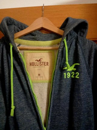 Chaqueta Hollister Azul Talla M