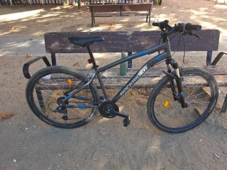 Bicicleta de Montaña Rockrider Gris