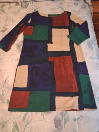 Vestido Mujer Estampado Geométrico
