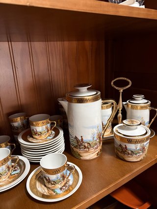 Conjunto Café Vintage Porcelana Limoges
