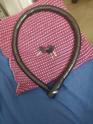 Pitón de Acero Negro para Bicicleta