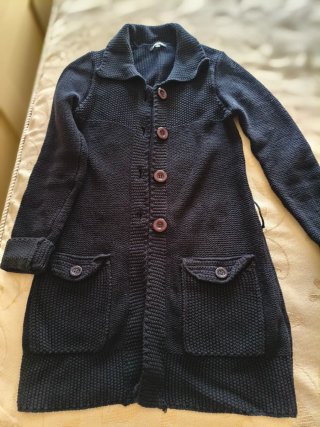 Cárdigan largo Massimo Dutti 100% Algodón
