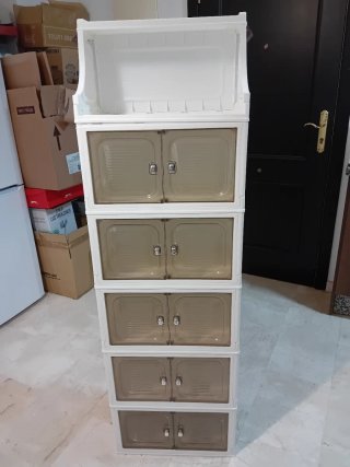 Estantería Plegable de 6 Baldas