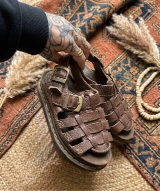 Sandalias Dr. Martens Fisherman Dark brown T.36
