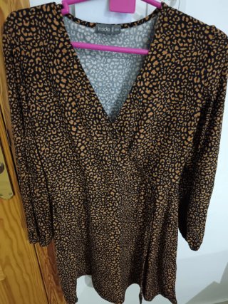 Vestido Inside Estampado Talla M