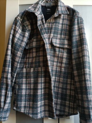 Sobrecamisa Chaqueta Zara Cuadros