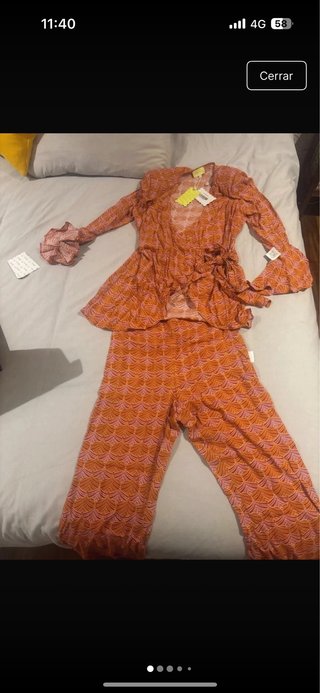 Conjunto Lady Pipa Naranja