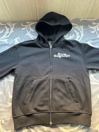 Sudadera H&M Negra con Cremallera