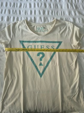 Camiseta Guess Beige