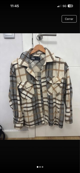 Chaqueta de cuadros Zara