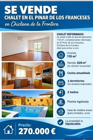 CHALET REFORMADO 110m²