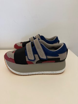 Zapatillas Plataforma Zara Multicolor T.38